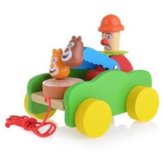 Каталка Щепочка "Клоун с барабаном" (1969-12)