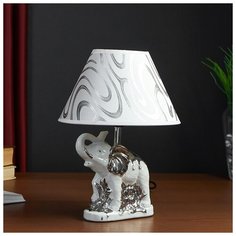 Лампа настольная Risalux "Белый слон", 28 см, 220 V (01506-3)