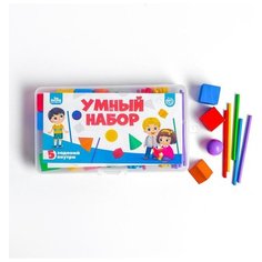 Счетный материал Лесная мастерская с кубиками, "Умный набор"