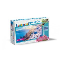 Пазл Нескучные игры фигурный, деревянный, "Travel collection", о. Санторини, 126 деталей (8273)