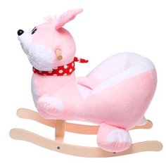 Качалка Тутси Заюшка, розово-белая