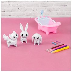 Игрушки-раскраски Школа талантов "Кошечка, зайчик" (4678947)