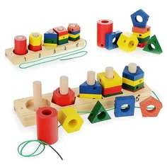 Сортер деревянный Щепочка "Формы и цвета" (D0210)