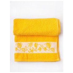 Полотенца банные, 5рм42/509вп, 50х90, Privilea, Весна в Париже желтый