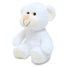 Мягкая игрушка Unaky Soft Toy "Медвежонок Сильвестр", цвет белый, 20 см