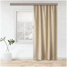 Портьеры Witerra Блэкаут Метеор 135х260 см 1шт песочный