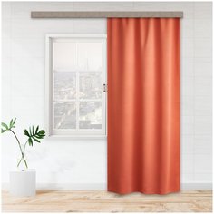 Портьеры Witerra Матовый блэкаут на ленте 260 см терракот