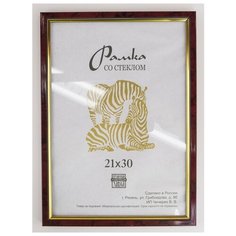 Рамка пластиковая 21Х30, Зебра, 202 красно-коричневый