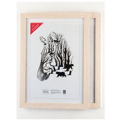 Рамка МДФ 21х30, 2шт., Зебра, 101 молочный