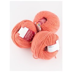 Пряжа Кроха (3 мотка). 50г, 135м, ПРЯЖА ИЗ ТРОИЦКА, 285-Морковь Троицкая камвольная фабрика