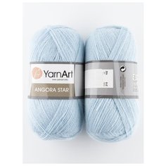 Пряжа "Angora Star" 100г, 500м (2 мот.), YarnArt, 215 голубой