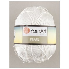 Пряжа "Pearl" 90г, 270м (1 моток), YarnArt, 106 белый