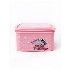 Контейнер универсальный Mommy Love, 18-43с, Berossi, нежно-розовый