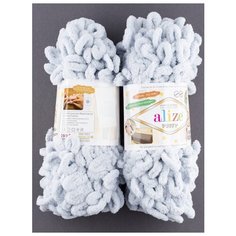 Пряжа для вязания "Puffy" 100 г, 9.5 м(2 мотка), ALIZE, 416 серый