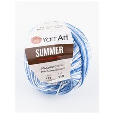 Пряжа "Summer" 100г, 350м (1 моток), YarnArt, 127 микс