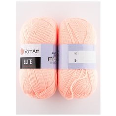 Пряжа "ELITE" 100г, 300м (2 мотка), YarnArt, 37 персиковый