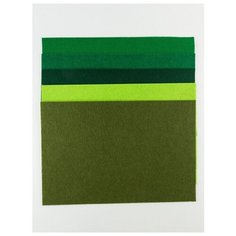 Фетр жесткий, 1мм, 20х30, 5 шт., IDEAL, 663, 674, 667, 672, 705