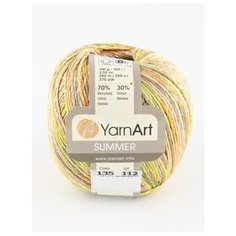 Пряжа "Summer" 100г, 350м (1 моток), YarnArt, 135 микс