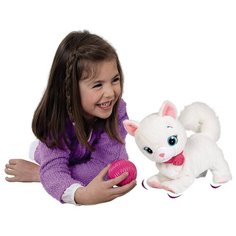 Интерактивная игрушка IMC Toys Кошка Bianca, с клубком (выполняет 5 действий) (95847)