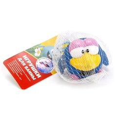 Игрушка для ванной Капитошка Смешарики, Кар-карыч, в сетке (LXS42)