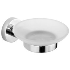 Мыльница SAMBA стекло матовое с держателем, хром, Sapho