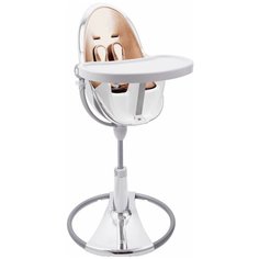 Стульчик для кормления Bloom Fresco Chrome White/розовое золото