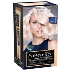 LOreal Paris Preference Recital стойкая краска для волос, 11.21, Ультраблонд
