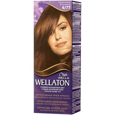 Wellaton стойкая крем-краска для волос, 6/77 горький шоколад