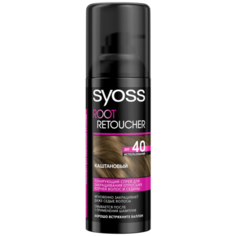 Спрей Syoss Root Retoucher тонирующий для закрашивания отросших корней волос и седины, оттенок Каштановый, 120 мл