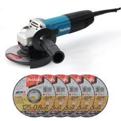 УШМ Makita GA5030X3, 720 Вт, 125 мм