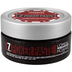 LOreal Professionnel Моделирующая паста Homme Poker Paste, экстрасильная фиксация, 75 мл