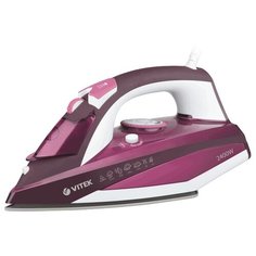 Утюг VITEK VT-1215 (2016) фиолетовый/розовый/белый