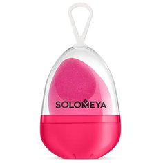 Спонж Solomeya Flat End Blending Sponges, для лица фуксия