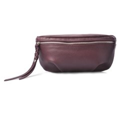 Поясная сумка Afina, натуральная кожа, вино