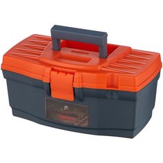 Ящик BLOCKER World of Tanks BR5009 32x18.5x15.2 см 12 серо-свинцовый/оранжевый