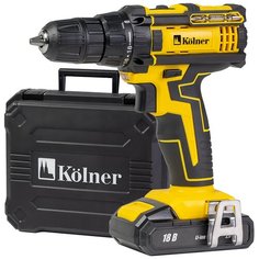 Аккумуляторная дрель-шуруповерт Kolner KCD 18/2LC