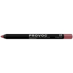 Provoc Гелевая подводка в карандаше для губ Semi-Permanent Gel Lip Liner 17 vintage rose