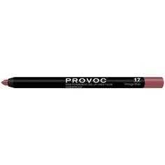 Provoc Гелевая подводка в карандаше для губ Semi-Permanent Gel Lip Liner 17 vintage rose