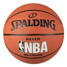 Баскетбольный мяч Spalding NBA Silver, р. 6 оранжевый