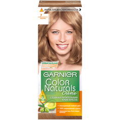 GARNIER Color Naturals стойкая питательная крем-краска для волос, 7, Капучино