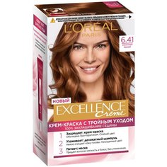 LOreal Paris Excellence стойкая крем-краска для волос, 6.41, Элегантный медный