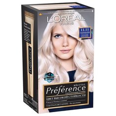LOreal Paris Preference Recital стойкая краска для волос, 11.11, Пепельный Ультраблонд