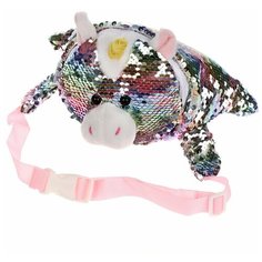 Поясная сумка Fluffy Family, текстиль, розовый