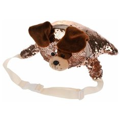 Поясная сумка Fluffy Family, текстиль, розовый