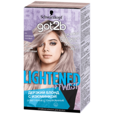 Schwarzkopf got2b Lightened + Twist осветляющая краска для волос, 104 морозный лиловый