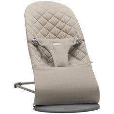 Шезлонг BabyBjorn Bliss (хлопок) Sand gray