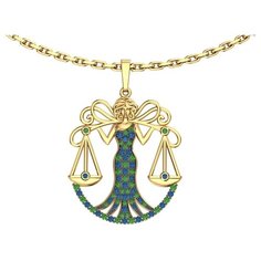 POKROVSKY Золотая подвеска Весы 0900671-00350