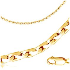 Бронницкий Ювелир Цепь из желтого золота плетения Якорное 510551411, 45 см, 4.77 г