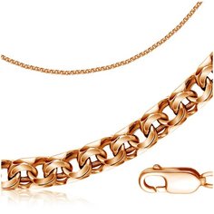 Бронницкий Ювелир Цепь из золота плетения Бисмарк 120507000, 50 см, 23.54 г