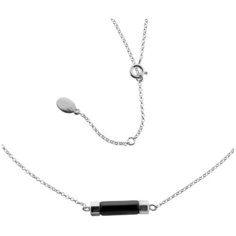 Balex Колье 9436930219 из серебра 925 пробы с ониксом, 45 см, 4.86 г